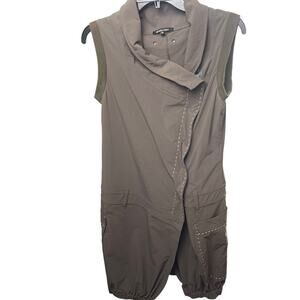 Akela Key Lagenlook Side Snap Vest Dress, Boho, Edgy, Coastal, Travel, Cruise 8